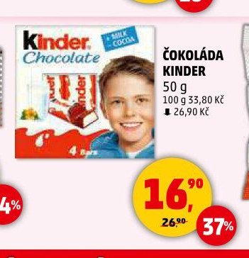 ČOKOLÁDA KINDER