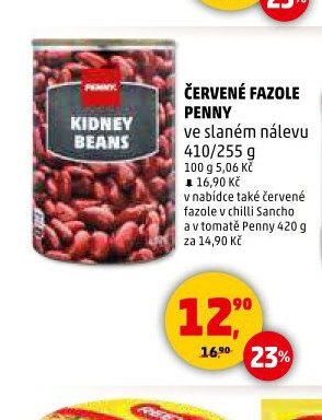 ČERVENÉ FAZOLE PENNY