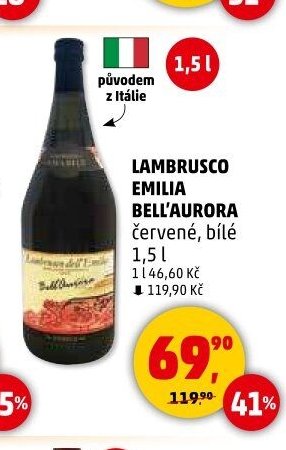 Lambrusco Emilia Bell'Aurora