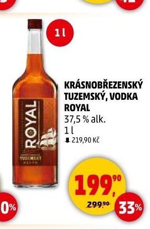 Krásnobřezenský Tuzemský, Vodka Royal