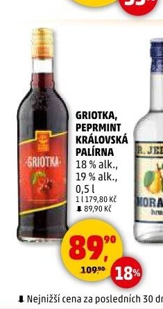 Griotka, Peprmint Královská palírna