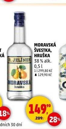 Moravská švestka, hruška