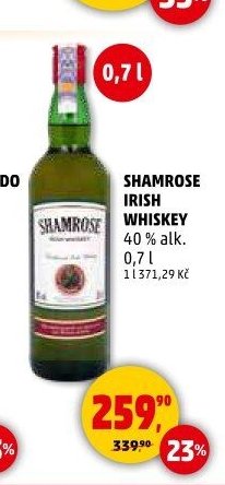 Shamrose Irish Whiskey