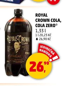 ROYAL CROWN COLA, COLA ZERO* 1,33 l