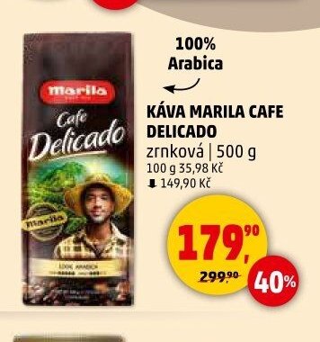 KÁVA MARILA CAFE DELICADO zrnková | 500 g