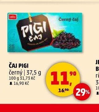 ČAJ PIGI černý | 37,5 g