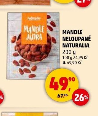 MANDLE NELOUPANÉ NATURALIA 200 g