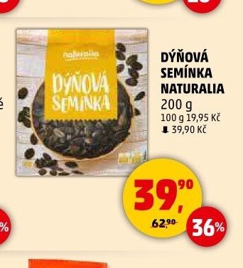 DÝŇOVÁ SEMÍNKA NATURALIA 200 g