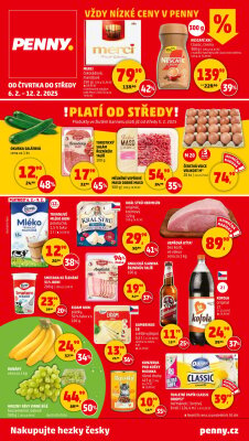 aktuální leták Penny Market 6.2.2025-12.2.2025