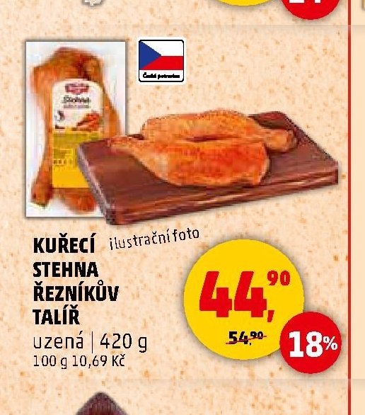 Kuřecí stehna Řezníkův talíř