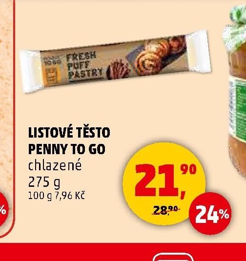 Listové těsto Penny to go