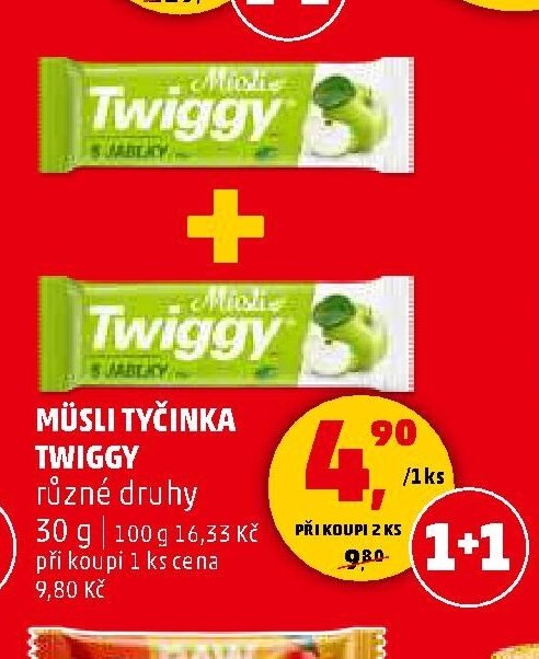 MÜSLI TYČINKA TWIGGY