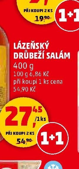 Lázeňský drůbeží salám
