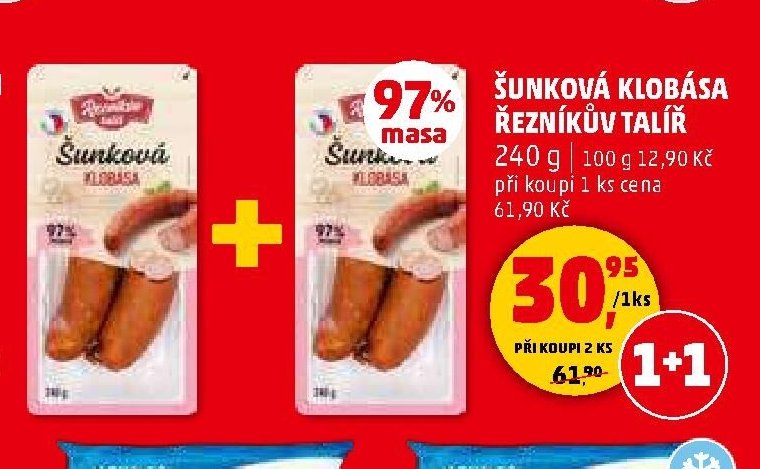 Šunková klobása Řezníkův talíř
