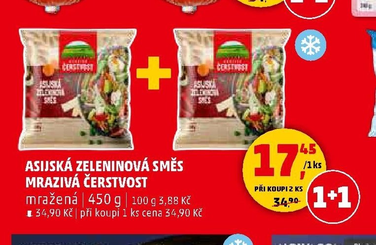 Asijská zeleninová směs mražená