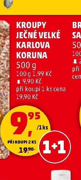 Kroupy ječné velké Karlova Koruna