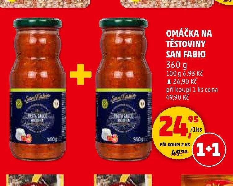 Omáčka na těstoviny San Fabio