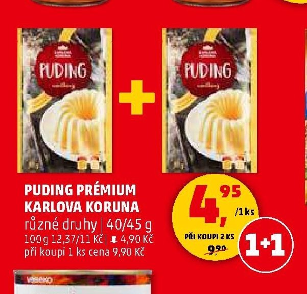 Puding Prémium Karlova Koruna