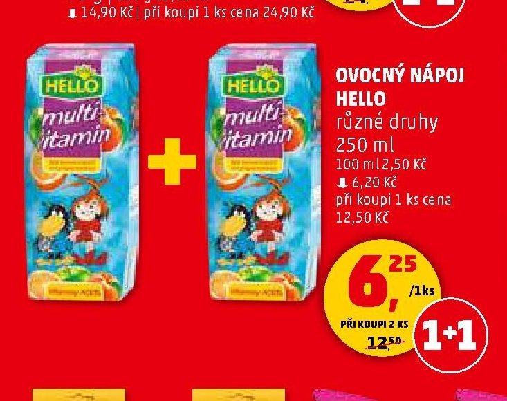 OVOCNÝ NÁPOJ HELLO
