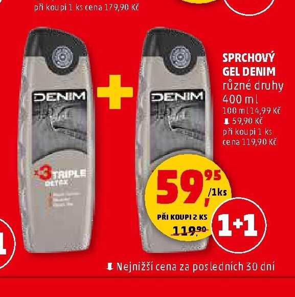 SPRCHOVÝ GEL DENIM
