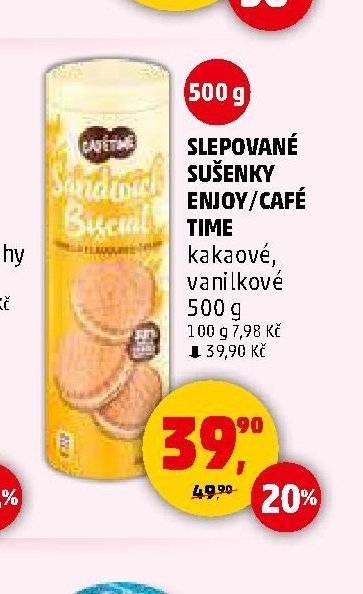 Slepované sušenky Enjoy/Café Time