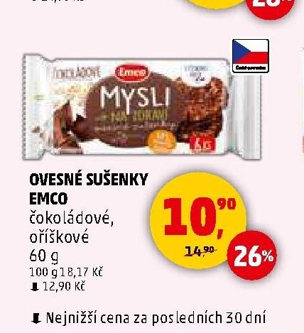 Ovesné sušenky Emco