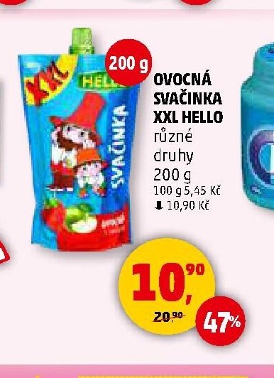 Ovocná svačinka XXL Hello