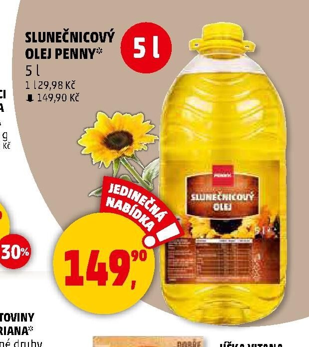Slunečnicový olej Penny