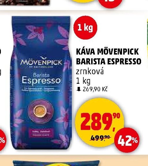 KÁVA MÖVENPICK BARISTA ESPRESSO zrnková 1 kg