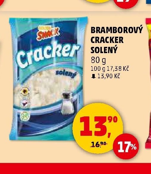 BRAMBOROVÝ CRACKER SOLENÝ 80 g
