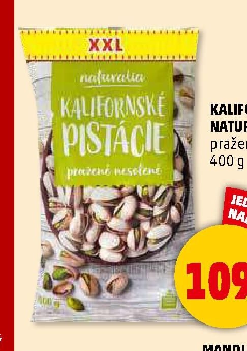 KALIFORNSKÉ PISTÁCIE XXL NATURALIA