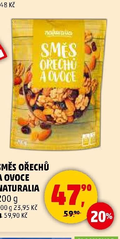 SMĚS OŘECHŮ A OVOCE NATURALIA