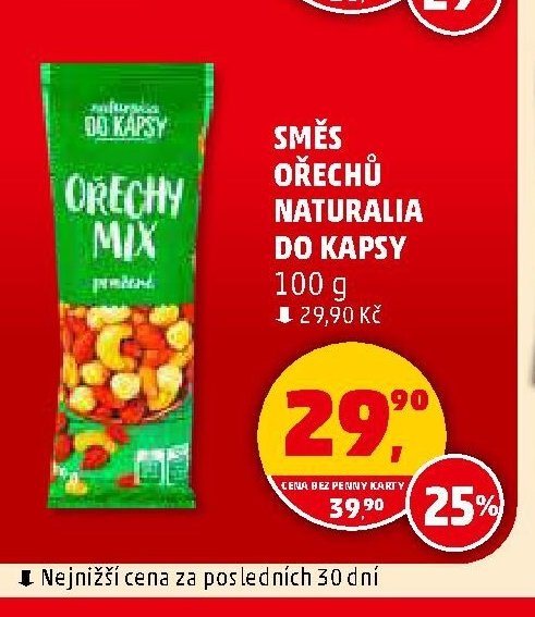 SMĚS OŘECHŮ NATURALIA DO KAPSY
