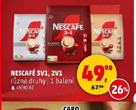 Nescafé 3v1, 2v1