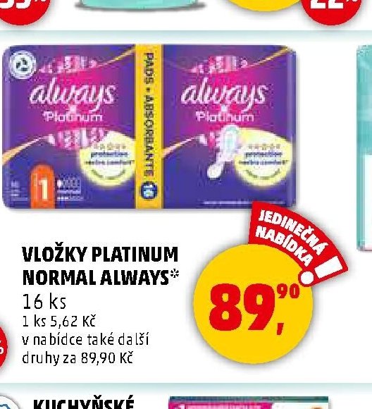 Vložky Platinum Normal Always