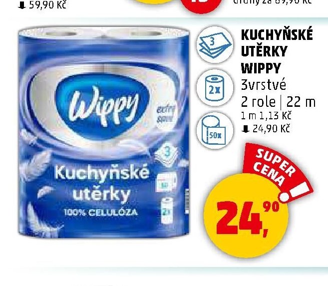 Kuchyňské utěrky Wippy