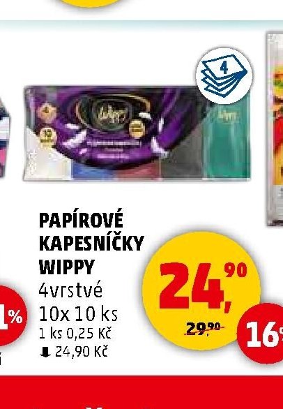 Papírové kapesníčky Wippy