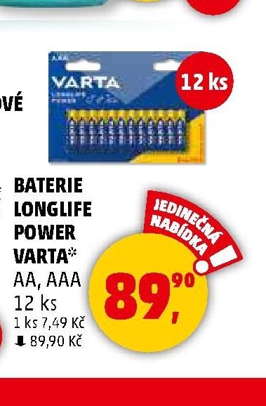 Baterie Longlife Power Varta