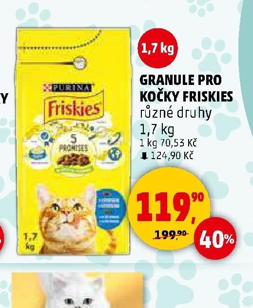 Granule pro kočky Friskies