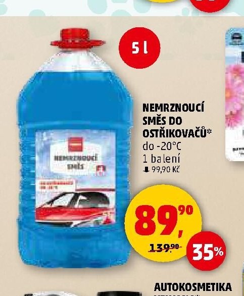 Nemrznoucí směs do ostřikovačů