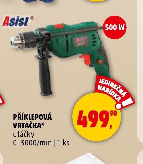 PŘÍKLEPOVÁ VRTAČKA