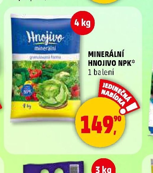 MINERÁLNÍ HNOJIVO NPK*