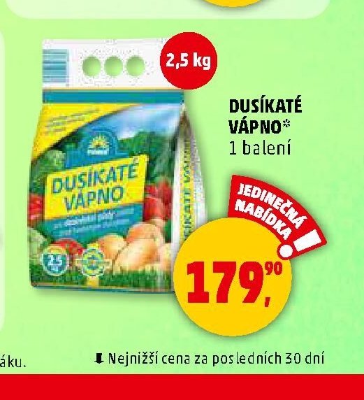 DUSÍKATÉ VÁPNO*