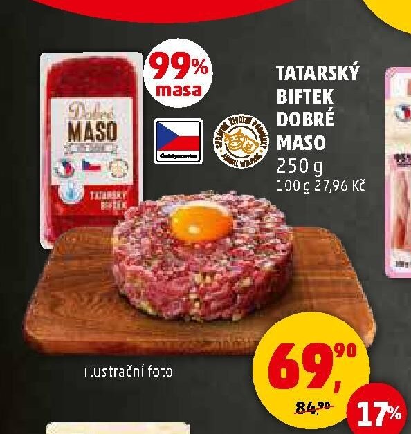 TATARSKÝ BIFTEK DOBRÉ MASO 250 g