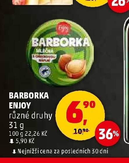 BARBORKA ENJOY různé druhy 31 g