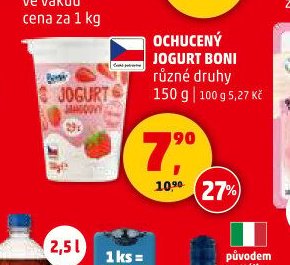 Ochucený jogurt Boni