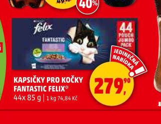 Kapsičky pro kočky Fantastic Felix