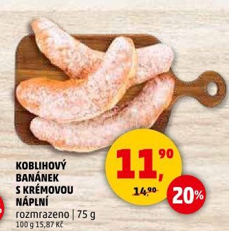 KOBLIHOVÝ BANÁNEK S KRÉMOVOU NÁPLNÍ