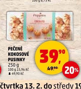 PEČENÉ KOKOSOVÉ PUSINKY