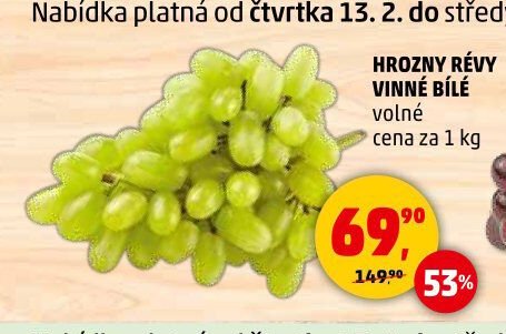 HROZNY RÉVY VINNÉ BÍLÉ